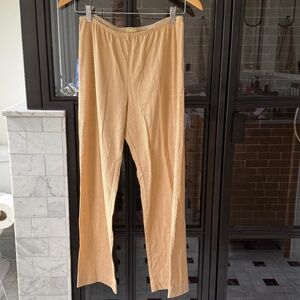 Donni Simple Jersey Pant, Yellow Stripe, XS